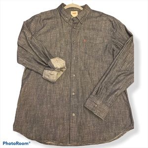 Levi’s | Men’s Chambray Button-up | Large